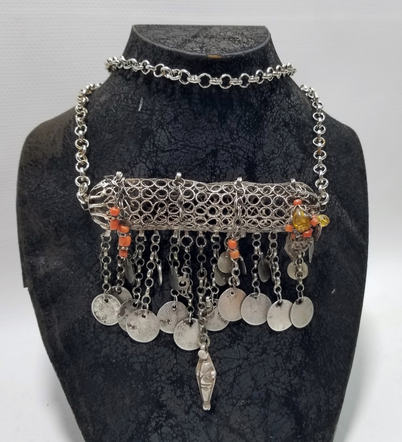 OSMANLI DÖNEMİ NADİR TİPTE MERCANLI HAMAYIL