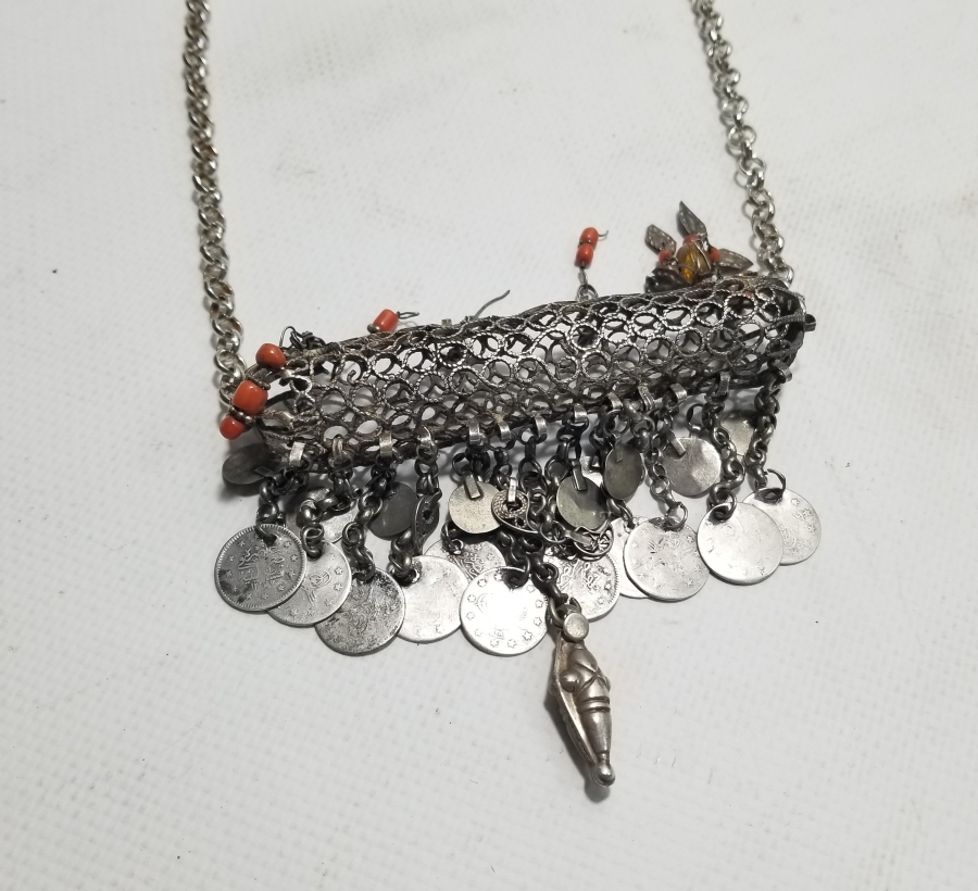 OSMANLI DÖNEMİ NADİR TİPTE MERCANLI HAMAYIL