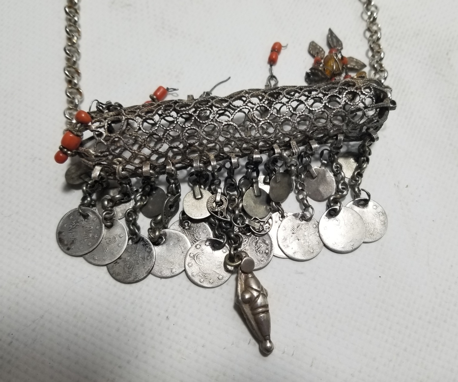 OSMANLI DÖNEMİ NADİR TİPTE MERCANLI HAMAYIL