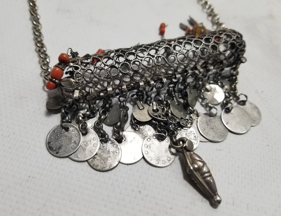 OSMANLI DÖNEMİ NADİR TİPTE MERCANLI HAMAYIL