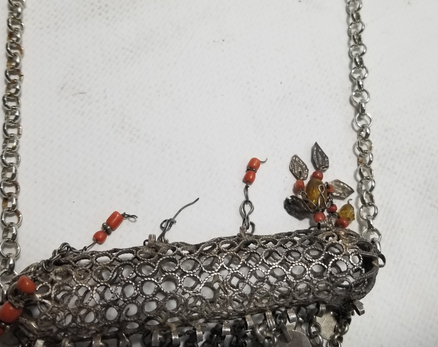 OSMANLI DÖNEMİ NADİR TİPTE MERCANLI HAMAYIL