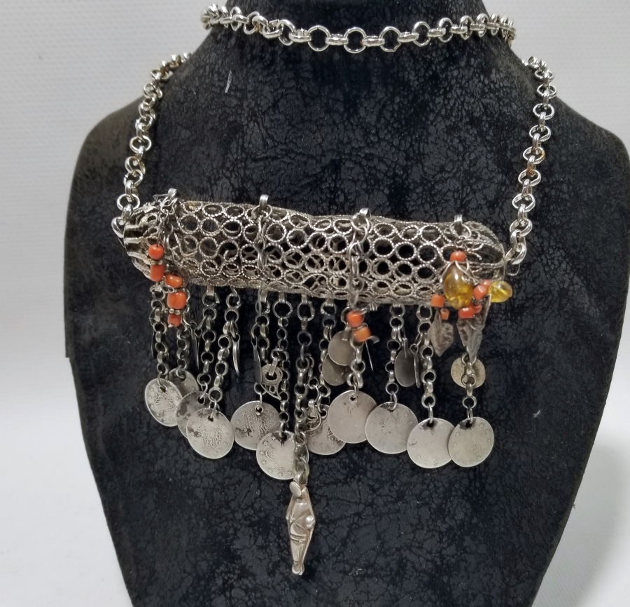 OSMANLI DÖNEMİ NADİR TİPTE MERCANLI HAMAYIL