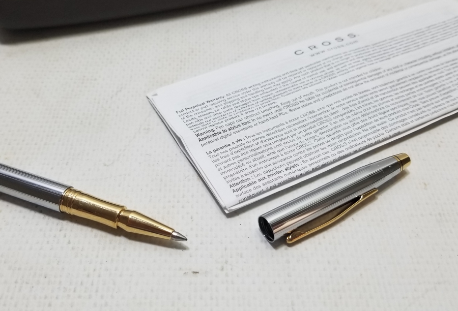 ORİJİNAL EVRAKLARIYLA CROSS MARKA KALEM