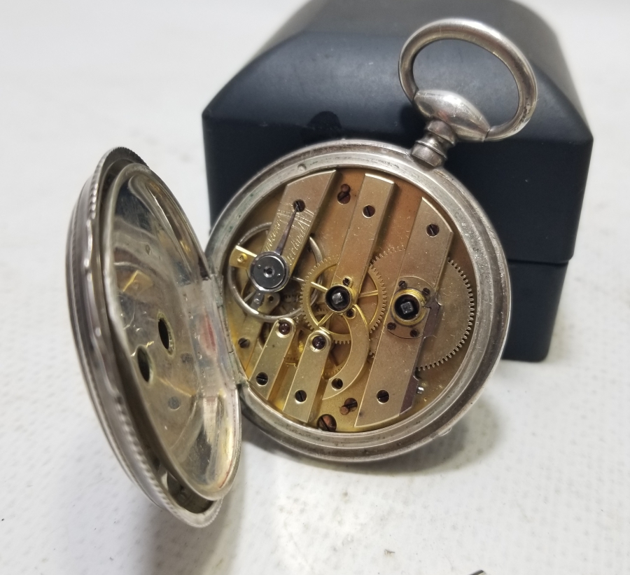 ORİJİNAL KURMA ANAHTARIYLA KUTUSUNDA OSMANLI DÖNEMİ KURMALI CEP SAATİ