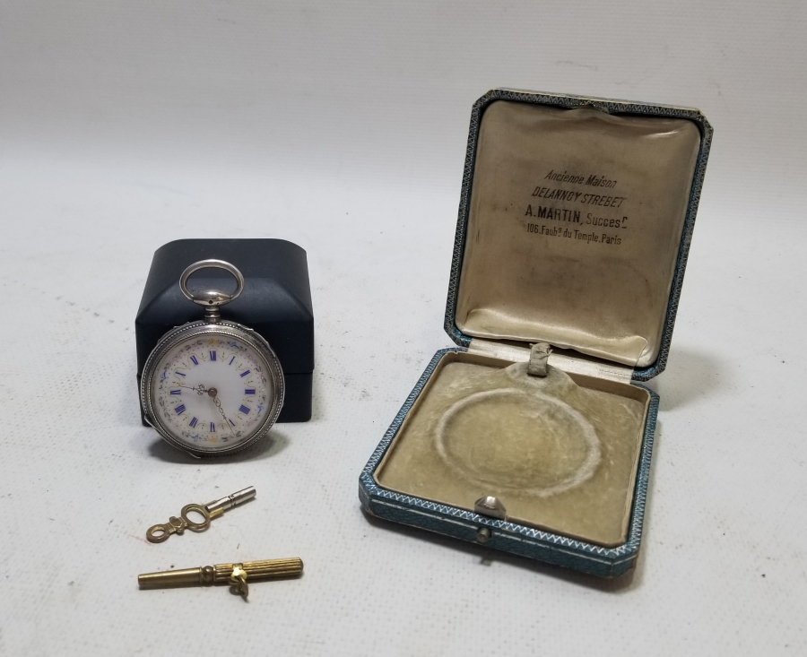 ORİJİNAL KURMA ANAHTARIYLA KUTUSUNDA OSMANLI DÖNEMİ KURMALI CEP SAATİ