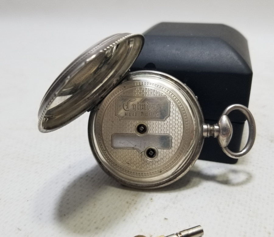 ORİJİNAL KURMA ANAHTARIYLA KUTUSUNDA OSMANLI DÖNEMİ KURMALI CEP SAATİ