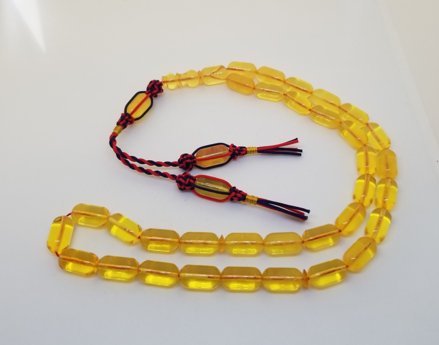 ÖZEL YAPIM DAMLA KEHRİBAR TESPİH