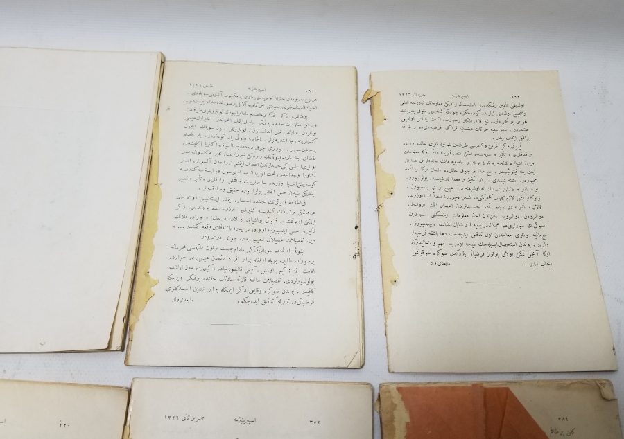 OSMANLI DÖNEMİ ÇOK NADİR İSPİRTİZMA DERGİLERİ LOTU