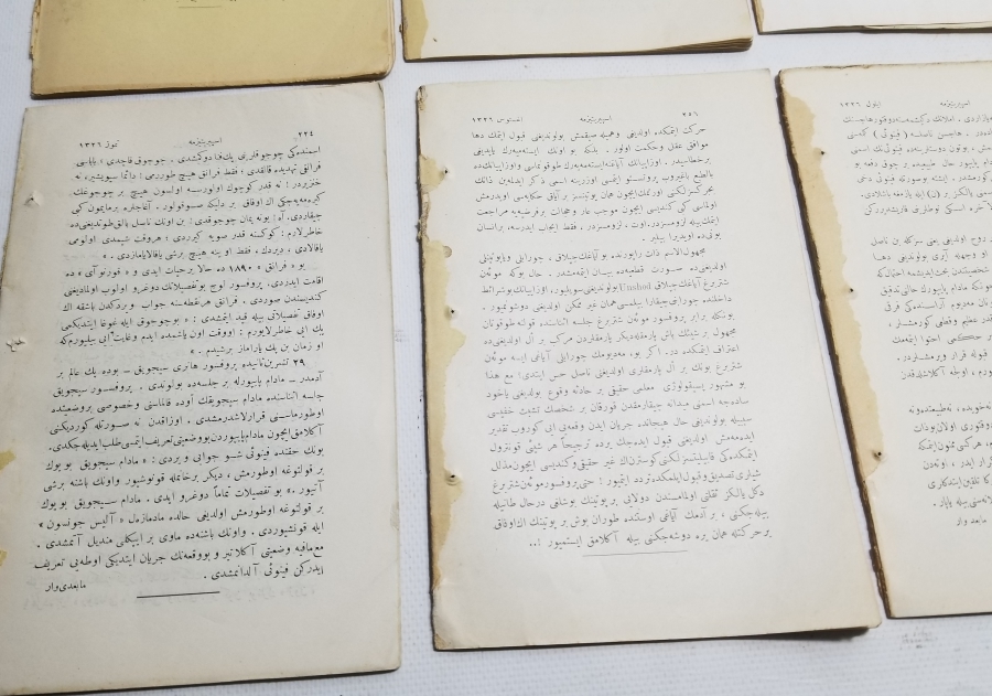 OSMANLI DÖNEMİ ÇOK NADİR İSPİRTİZMA DERGİLERİ LOTU