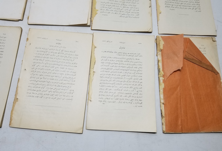 OSMANLI DÖNEMİ ÇOK NADİR İSPİRTİZMA DERGİLERİ LOTU