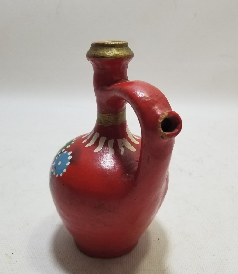 NADİR TİPTE EL BOYAMA ANTİKA ÇANAKKALE TESTİ