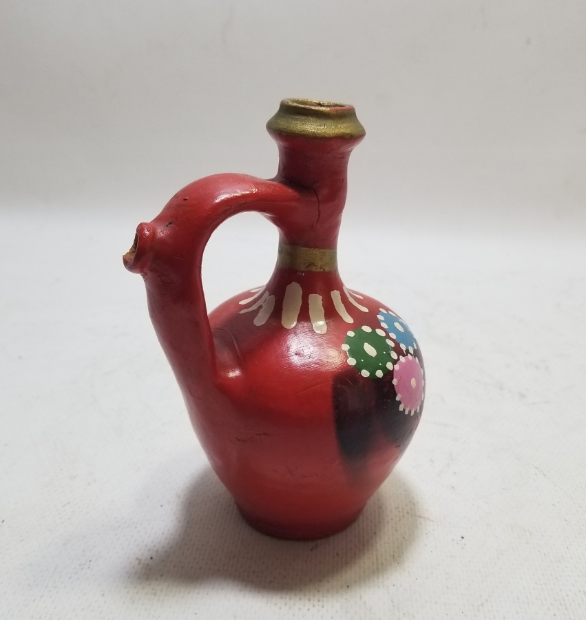 NADİR TİPTE EL BOYAMA ANTİKA ÇANAKKALE TESTİ