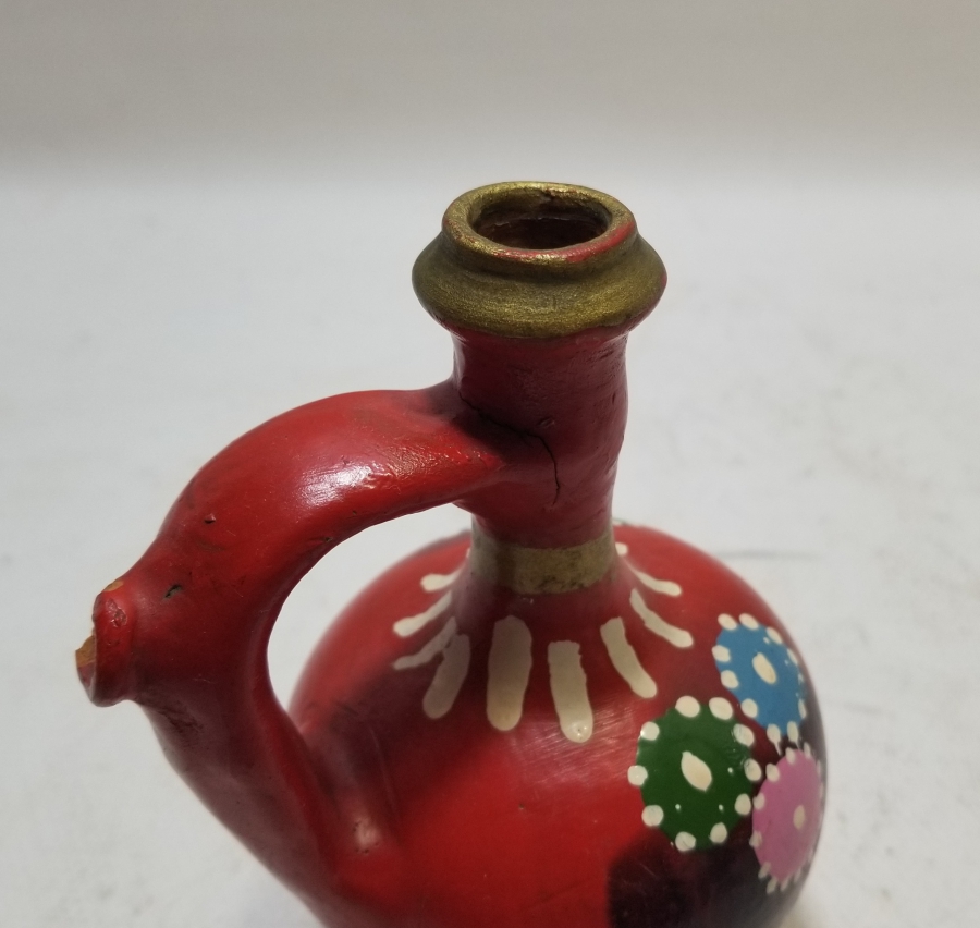 NADİR TİPTE EL BOYAMA ANTİKA ÇANAKKALE TESTİ