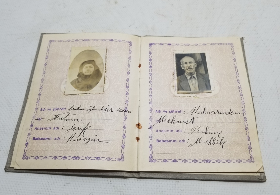 CUMHURİYET BAŞLARI ANTİKA EVLENME CÜZDANI