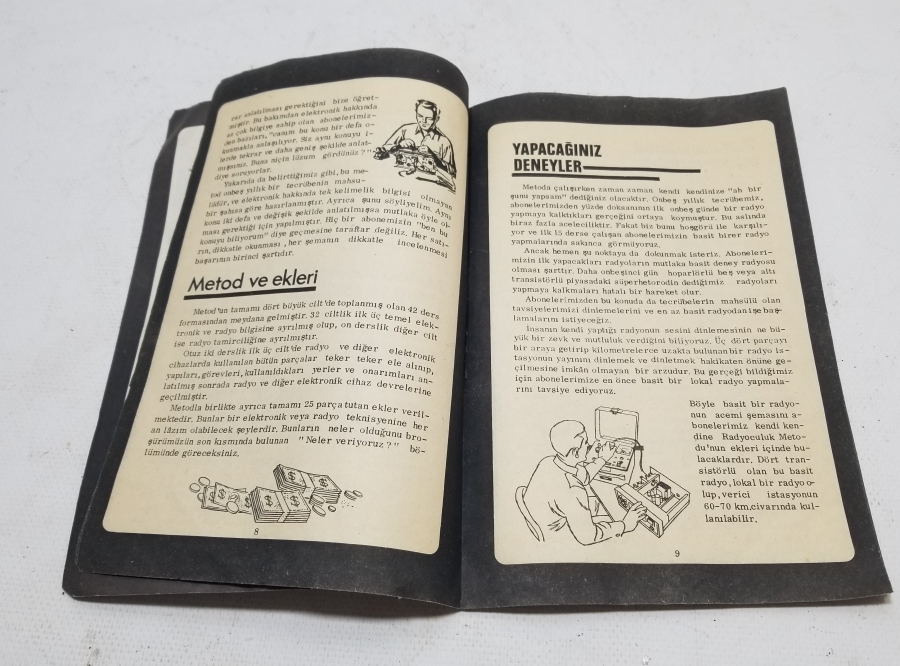 RADYOCULUK ÜZERİNE YAZILMIŞ ANTİKA KİTAP