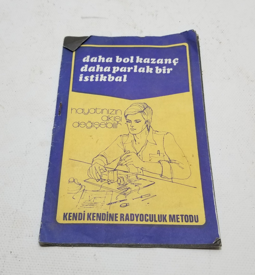 RADYOCULUK ÜZERİNE YAZILMIŞ ANTİKA KİTAP