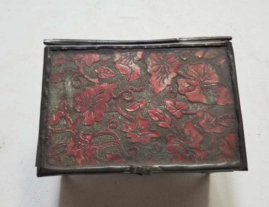 OSMANLI DÖNEMİ EL YAPIMI ÇİFT GÖZLÜ PUL KUTUSU