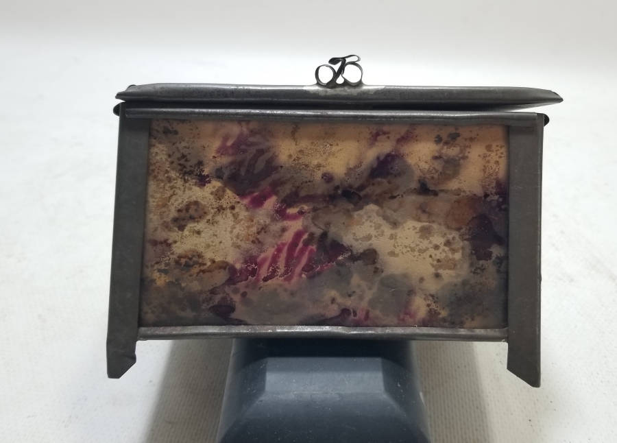 OSMANLI DÖNEMİ EL YAPIMI ÇİFT GÖZLÜ PUL KUTUSU