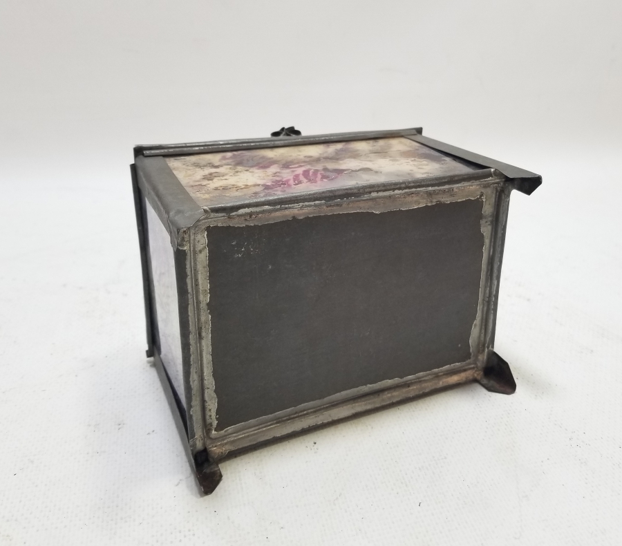 OSMANLI DÖNEMİ EL YAPIMI ÇİFT GÖZLÜ PUL KUTUSU