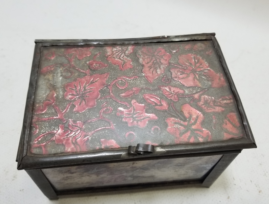 OSMANLI DÖNEMİ EL YAPIMI ÇİFT GÖZLÜ PUL KUTUSU