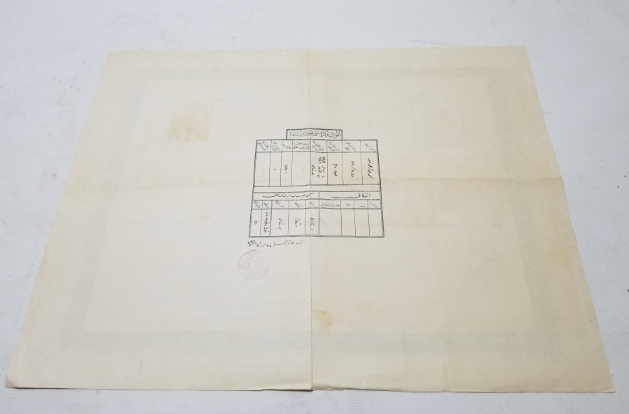 CUMHURİYET BAŞLARI OSMANLICA YAZILI NADİR İLKOKUL DİPLOMASI