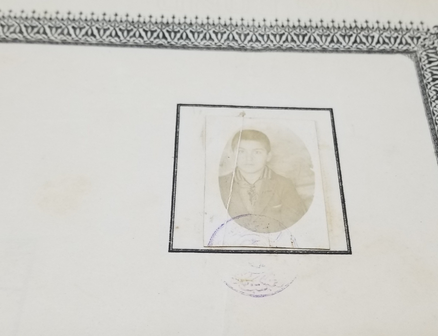 CUMHURİYET BAŞLARI OSMANLICA YAZILI NADİR İLKOKUL DİPLOMASI