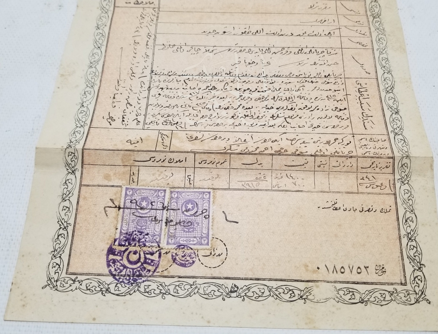 ORİJİNAL KARTONUNDA CUMHURİYET BAŞLARI SENED-İ HAKANİ - TAPU