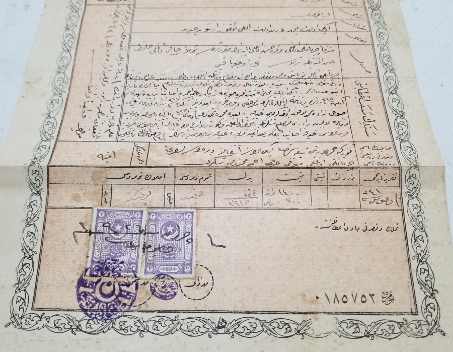 ORİJİNAL KARTONUNDA CUMHURİYET BAŞLARI SENED-İ HAKANİ - TAPU