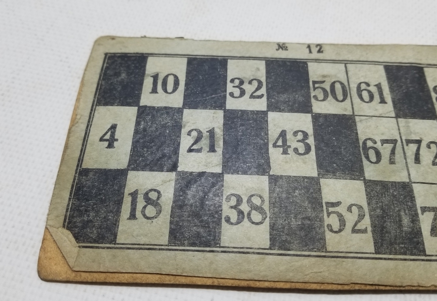 ÇİFT YÜZLÜ OSMANLI DÖNEMİ TOMBALA KAĞIDI