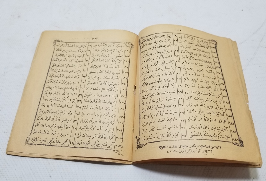 OSMANLI DÖNEMİ BASKI MEVLİD-İ ŞERİF