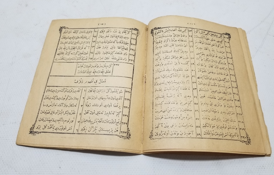 OSMANLI DÖNEMİ BASKI MEVLİD-İ ŞERİF