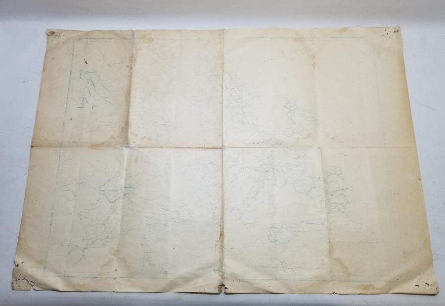 BÜYÜK BOY OSMANLI DÖNEMİ AVRUPA HARİTASI