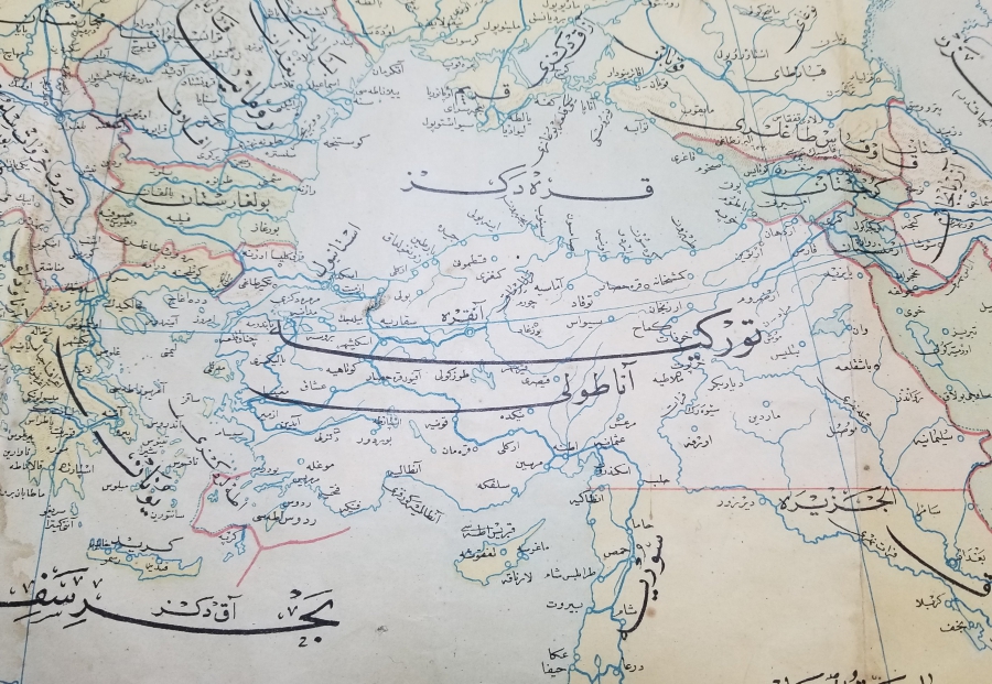 BÜYÜK BOY OSMANLI DÖNEMİ AVRUPA HARİTASI