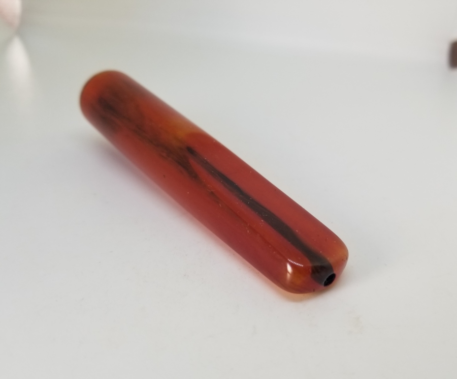 OSMANLI DÖNEMİ SIKMA KEHRİBAR SİGARA AĞIZLIĞI