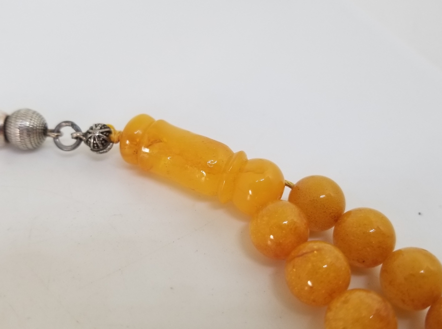 ÖZEL YAPIM PRES DAMLA KEHRİBAR TESPİH