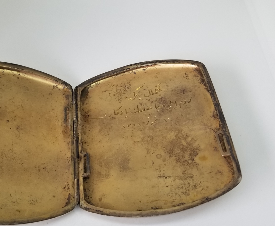 RUMELİ İSYANI ANISINA CEMAL  PAŞA'YA VERİLMİŞ ÇOK NADİR GÜMÜŞ TABAKA