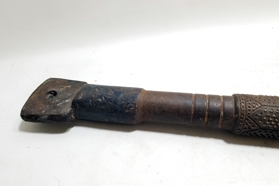 ÜZERİ USTA DAMGALI OSMANLI DÖNEMİ BÜYÜK BOY DEMİR METAL PARÇA