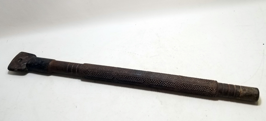 ÜZERİ USTA DAMGALI OSMANLI DÖNEMİ BÜYÜK BOY DEMİR METAL PARÇA