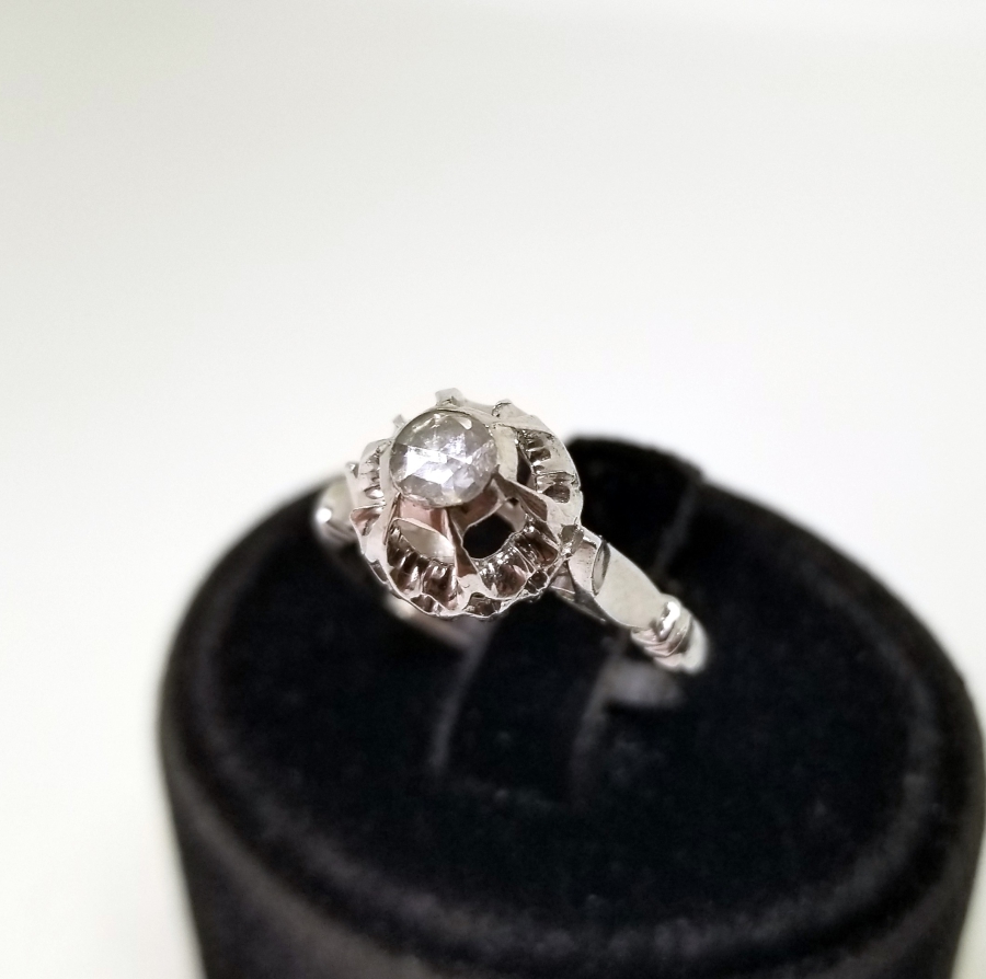 OSMANLI DÖNEMİ TEKTAŞ ELMAS YÜZÜK