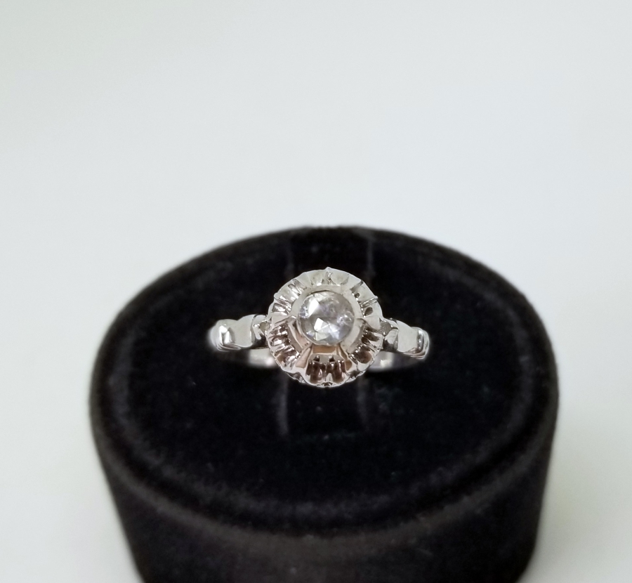 OSMANLI DÖNEMİ TEKTAŞ ELMAS YÜZÜK