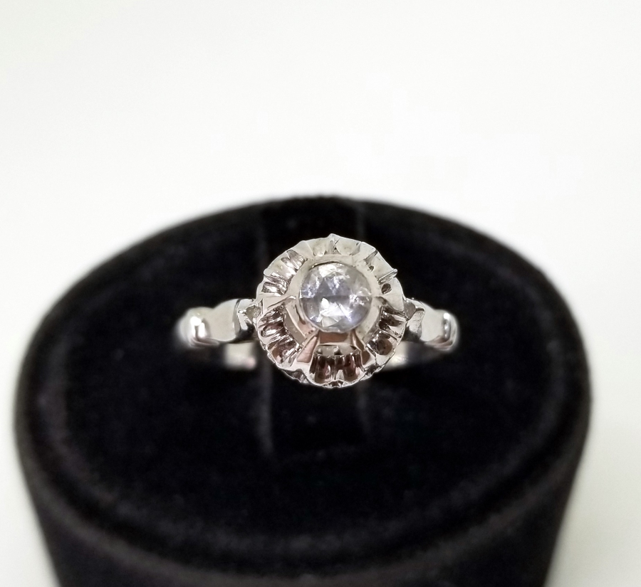 OSMANLI DÖNEMİ TEKTAŞ ELMAS YÜZÜK