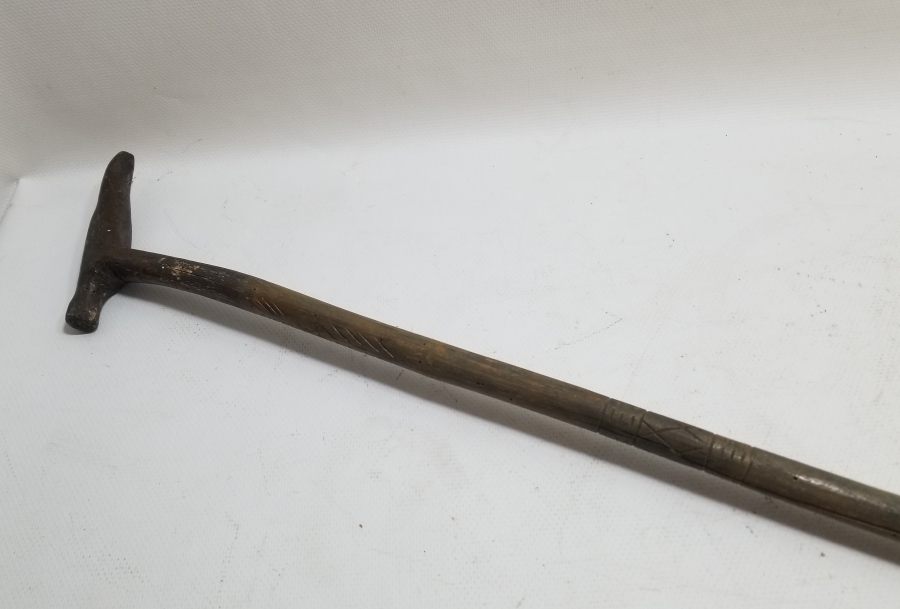 OSMANLI DÖNEMİ TUTMACI HAYVAN FİGÜRLÜ DERVİŞ BASTONU