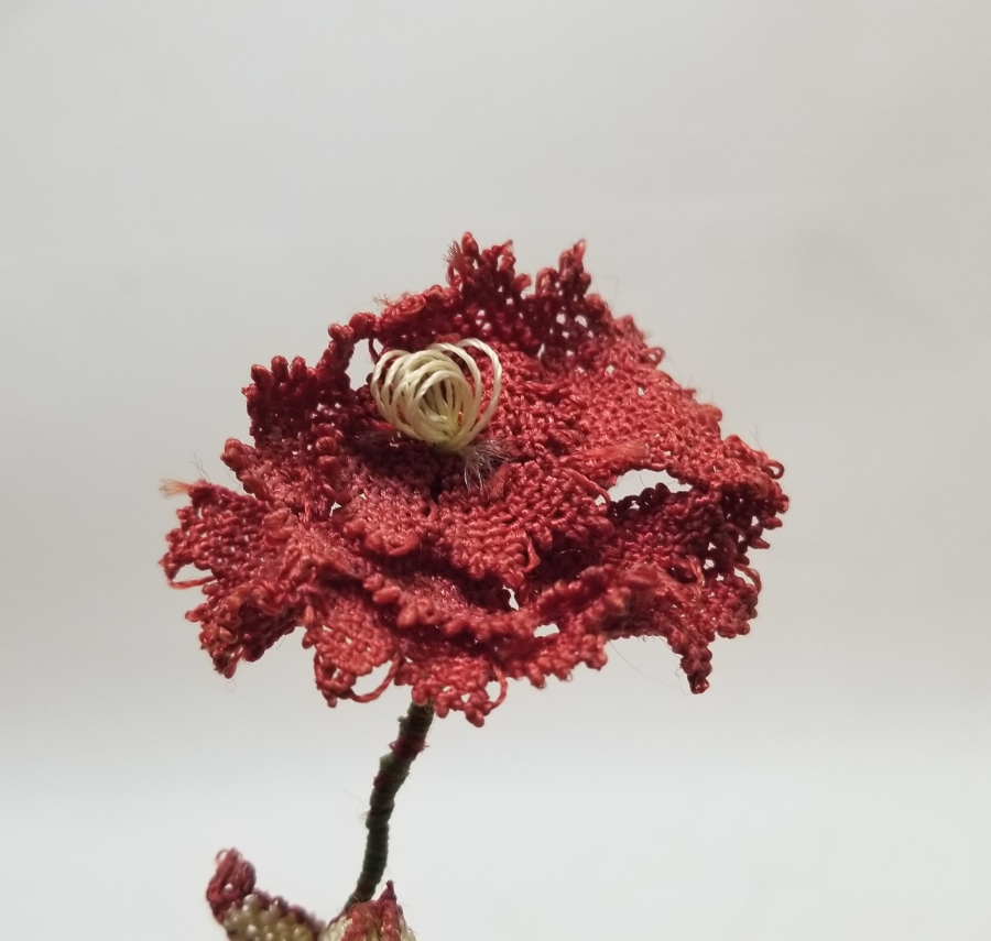 OSMANLI DÖNEMİ İĞNE OYALI KOZAK YÖRESİ NADİR GELİN ÇİÇEĞİ