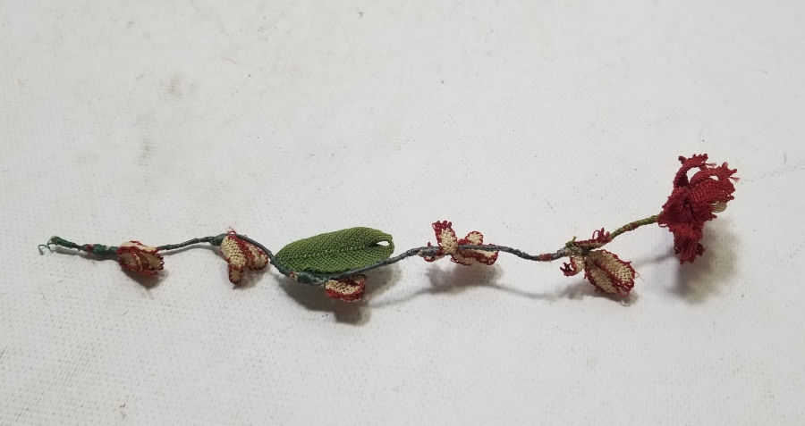 OSMANLI DÖNEMİ İĞNE OYALI KOZAK YÖRESİ NADİR GELİN ÇİÇEĞİ