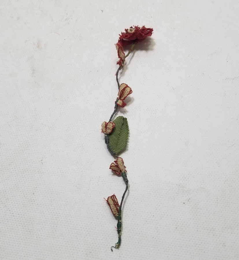 OSMANLI DÖNEMİ İĞNE OYALI KOZAK YÖRESİ NADİR GELİN ÇİÇEĞİ