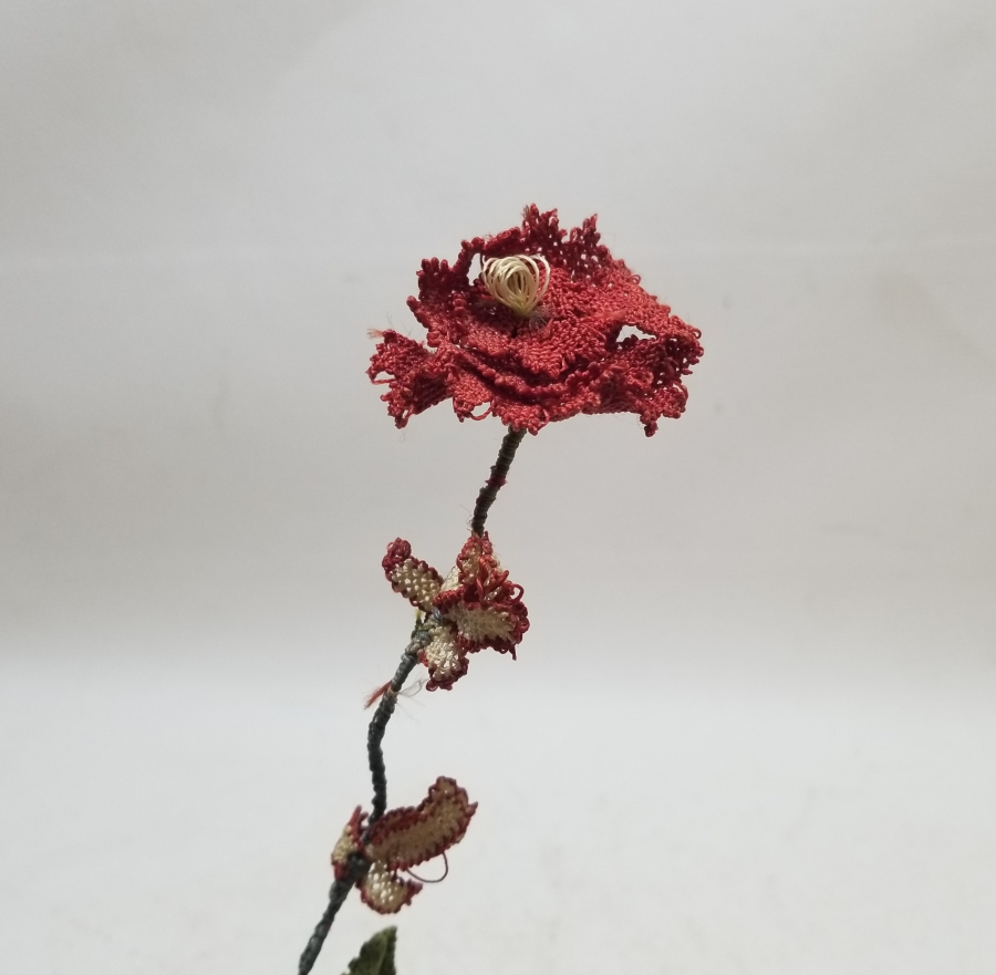 OSMANLI DÖNEMİ İĞNE OYALI KOZAK YÖRESİ NADİR GELİN ÇİÇEĞİ