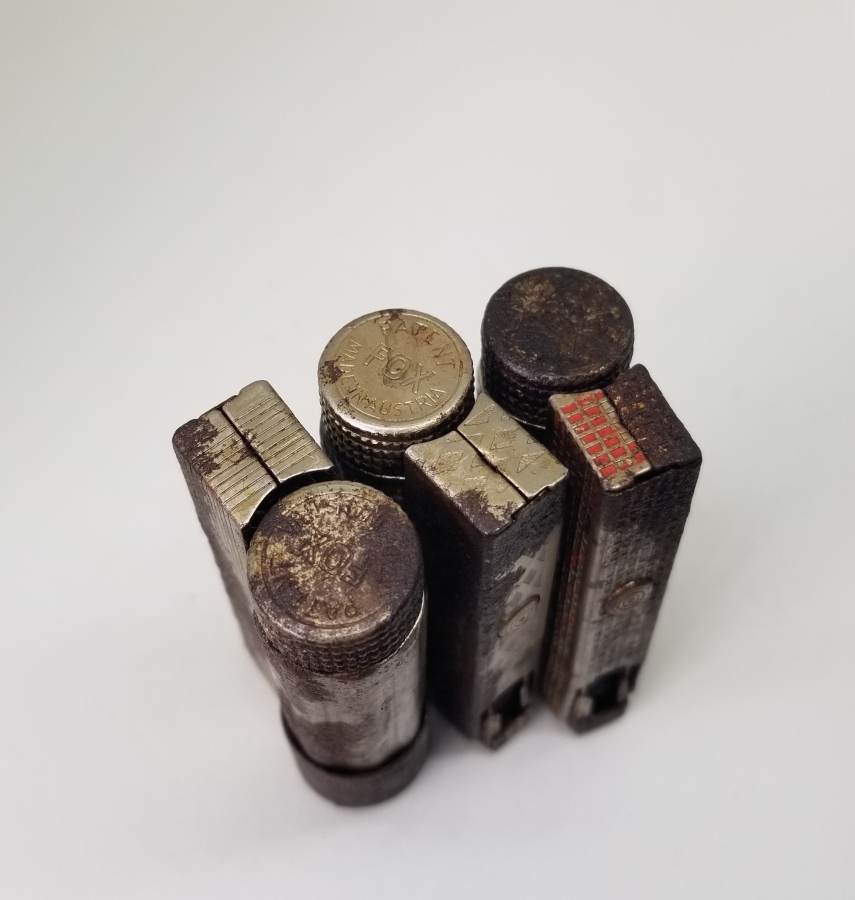 3 ADET ANTİKA MUHTAR ÇAKMAĞI