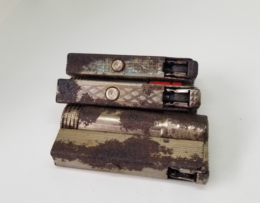 3 ADET ANTİKA MUHTAR ÇAKMAĞI