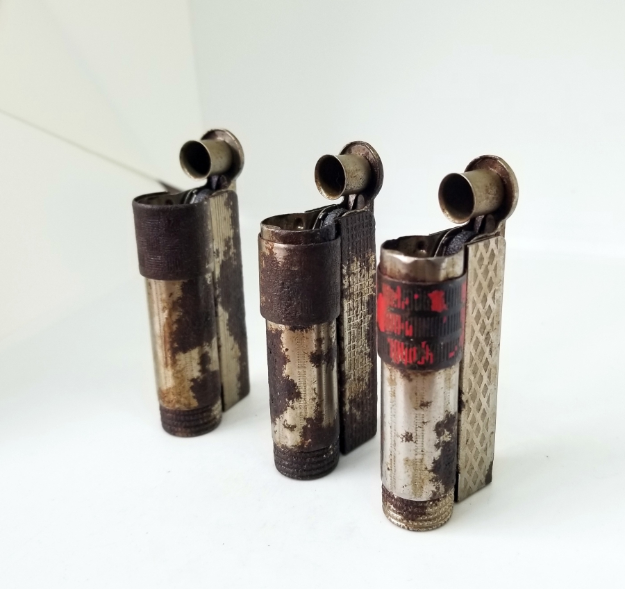 3 ADET ANTİKA MUHTAR ÇAKMAĞI