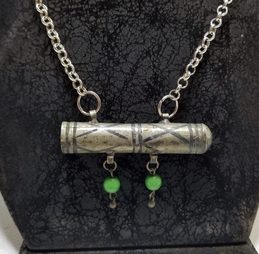 OSMANLI DÖNEMİ SAVATLI GÜMÜŞ HAMAYIL